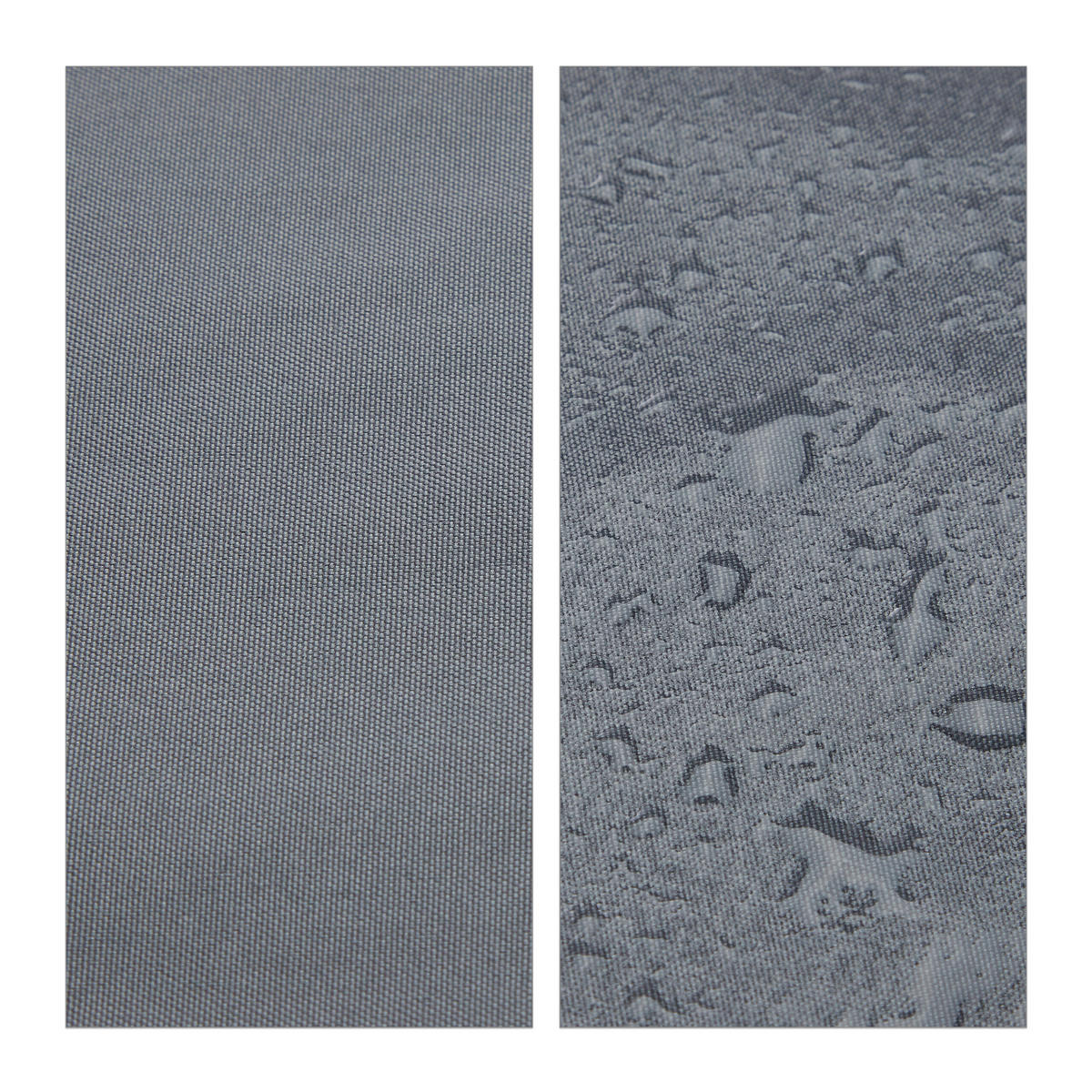 SJENILO - siva, tekstil/metal (600/500cm) - Relaxdays