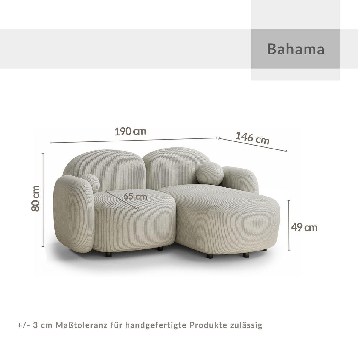 ECKSOFA Bahama Lila Samtstoff - Flieder/Schwarz, Holz/Holzwerkstoff (190/146cm) - Maison de Reve