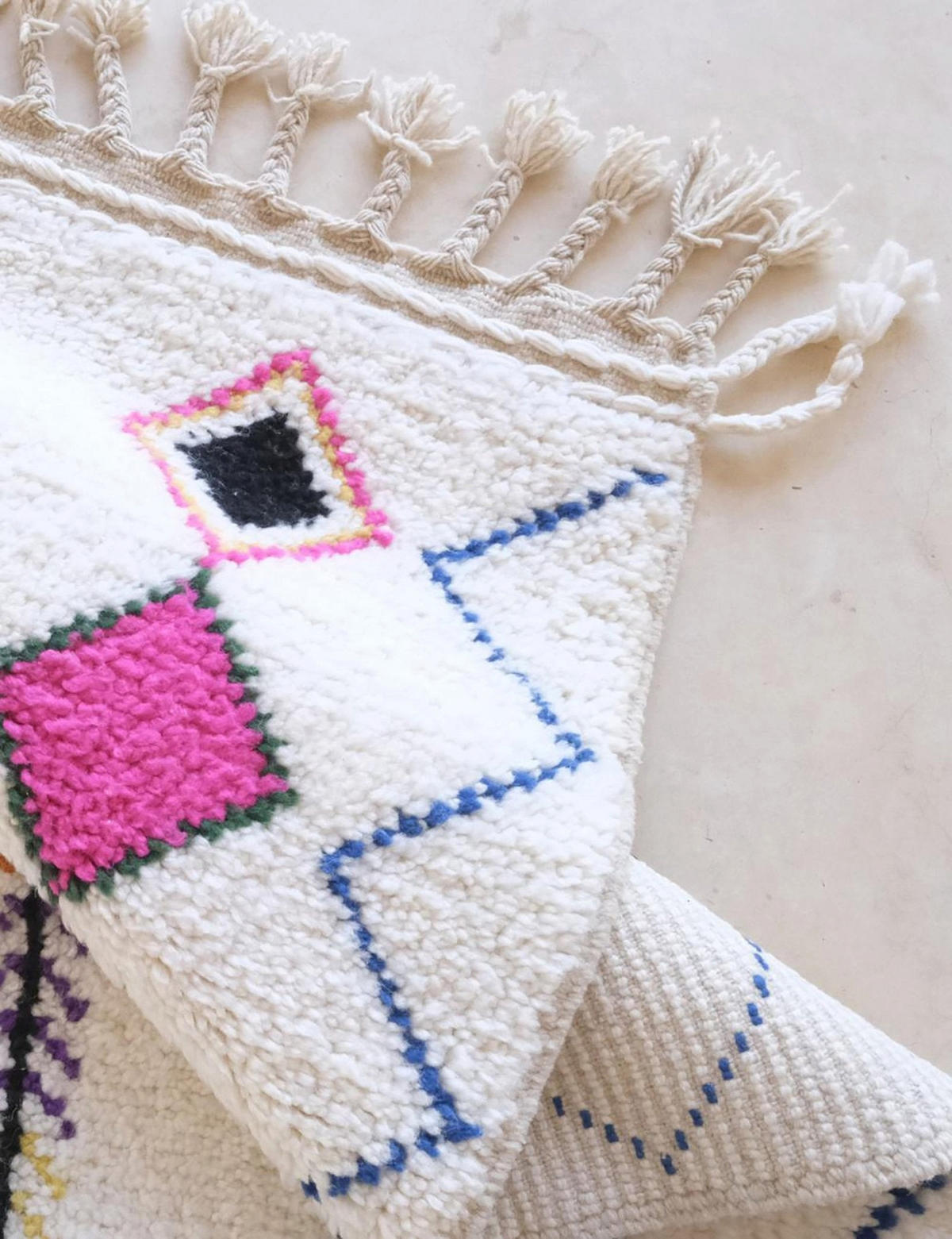 BERBERTEPPICH aus reiner Wolle 158x 248 cm - Multicolor, Naturmaterialien (158/248cm) - AFK Living