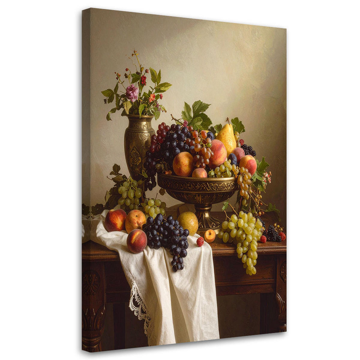 LEINWANDBILD Essen & Trinken 30x45cm - Multicolor, Textil (30/45cm) - Feeby