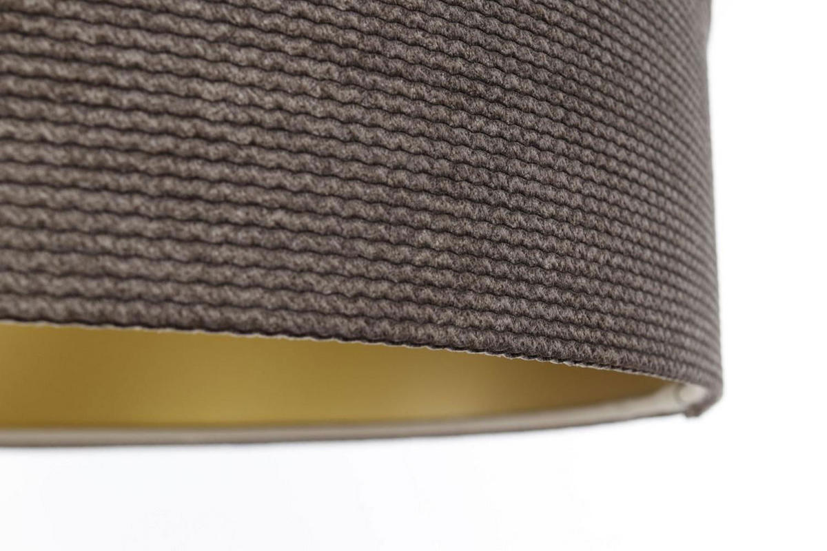 HÄNGELEUCHTE Gold 60/30 cm - Goldfarben/Braun, Kunststoff (60/1/30cm) - ONZENO