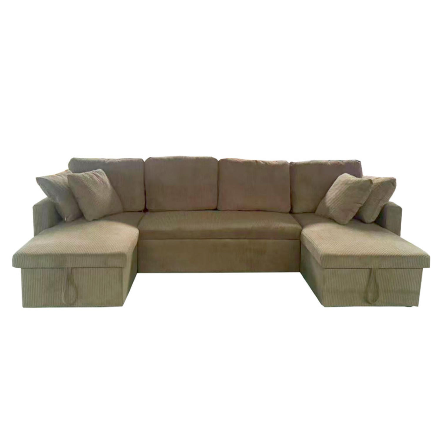 Concept Usine Panorama-Ecksofa Grün 286x147 cm