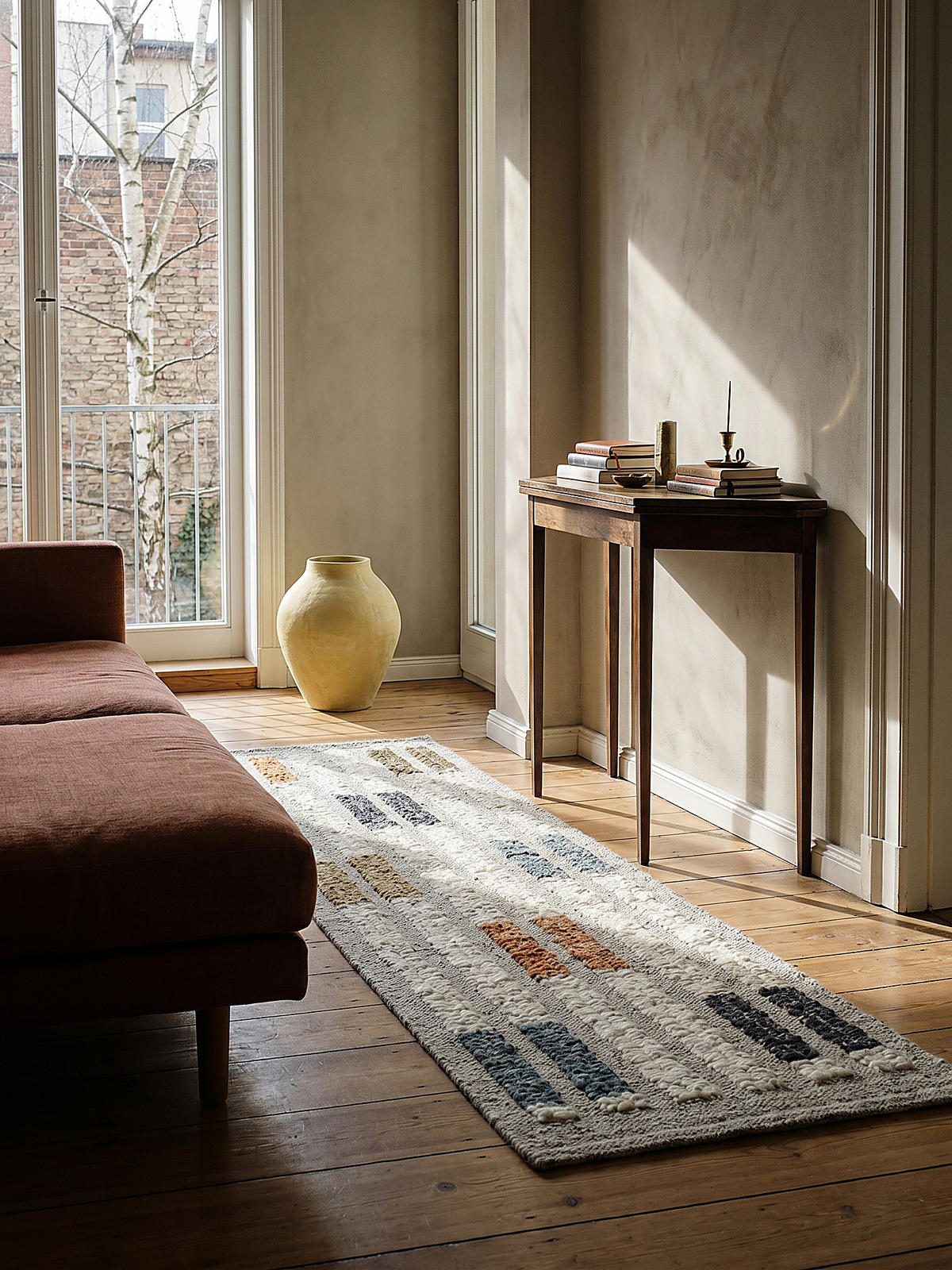 WOLLTEPPICH ALDER, geometrisch, Bunt, 80 x 300 cm - Multicolor, Textil (80/300cm) - KADIMA DESIGN