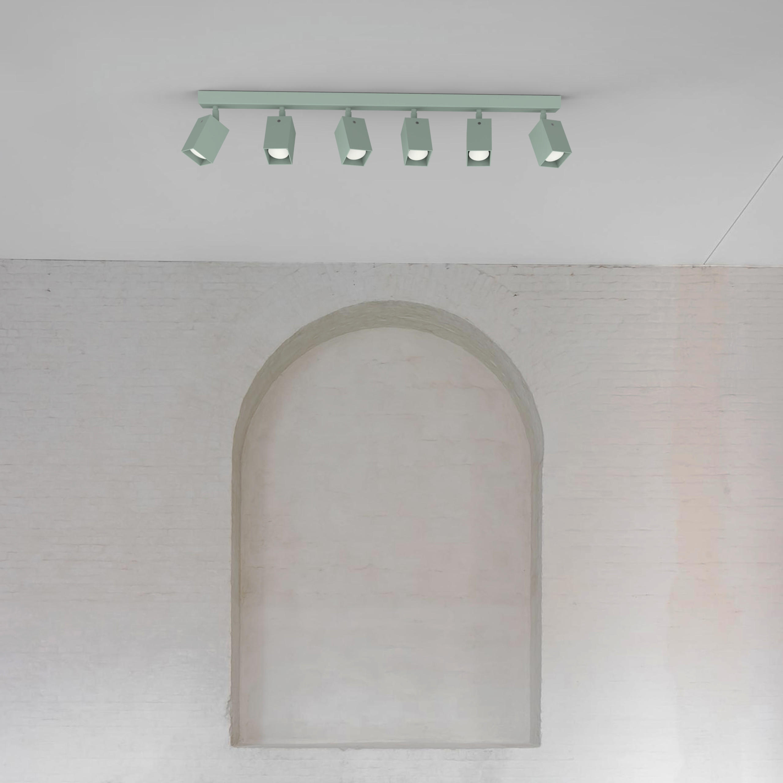 DECKENLEUCHTE - Grün, Metall (6/90/18cm) - Lumicom