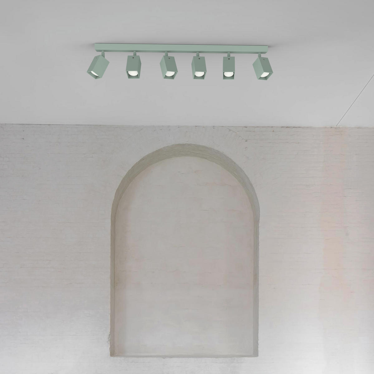 DECKENLEUCHTE - Grün, Metall (6/90/18cm) - Lumicom