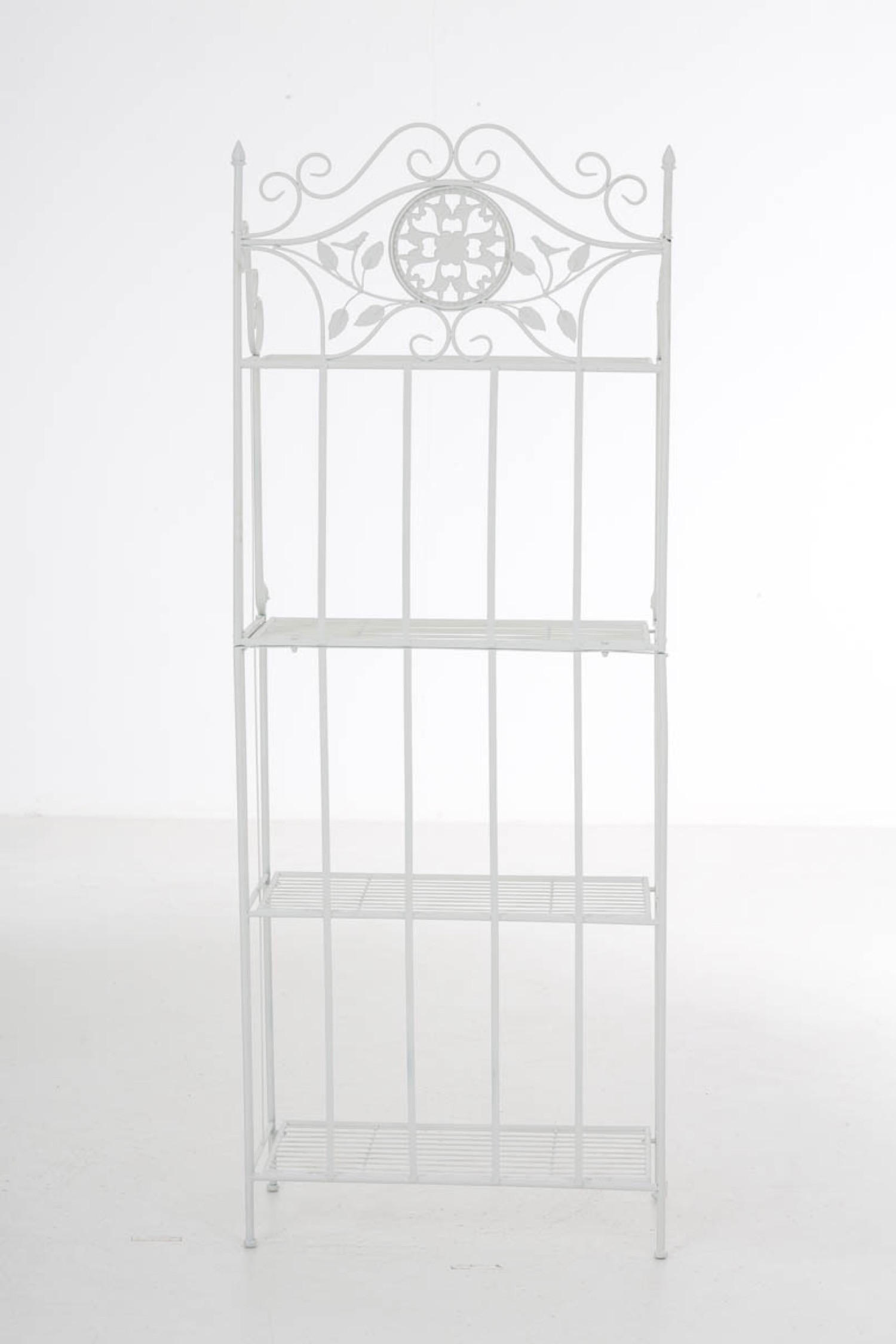 STANDREGAL Florenz weiß - Weiß, Metall (66/175/32cm) - TPFGarden