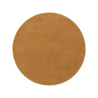 WOLLTEPPICH rund Bent Gelb ø 150 cm rund - Gelb, Textil (150/150cm) - benuta Nest