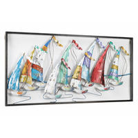 METALLBILD Bunt 120/60 cm - Multicolor, Metall (2.9/60cm) - KUNSTLOFT