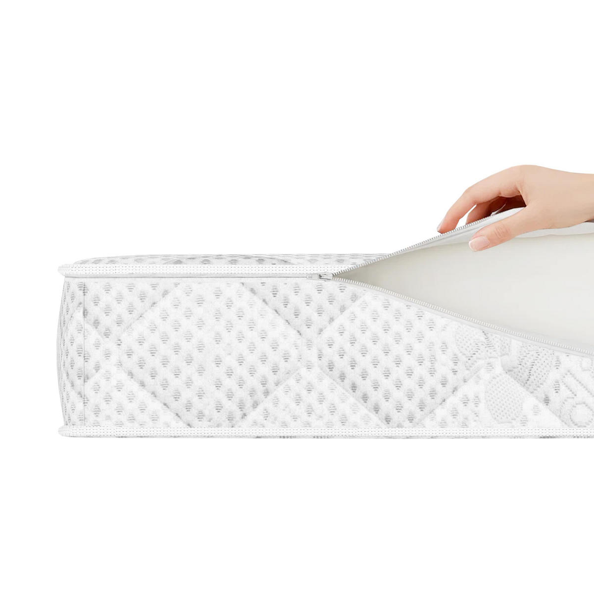 POLSTERBETT Melvio Einzelbett 90x200 cm mit Bettkasten und Schaumstoffmatratze 10 cm, Dunkelgrau - Dunkelgrau, Textil (90/200cm) - Beautysofa