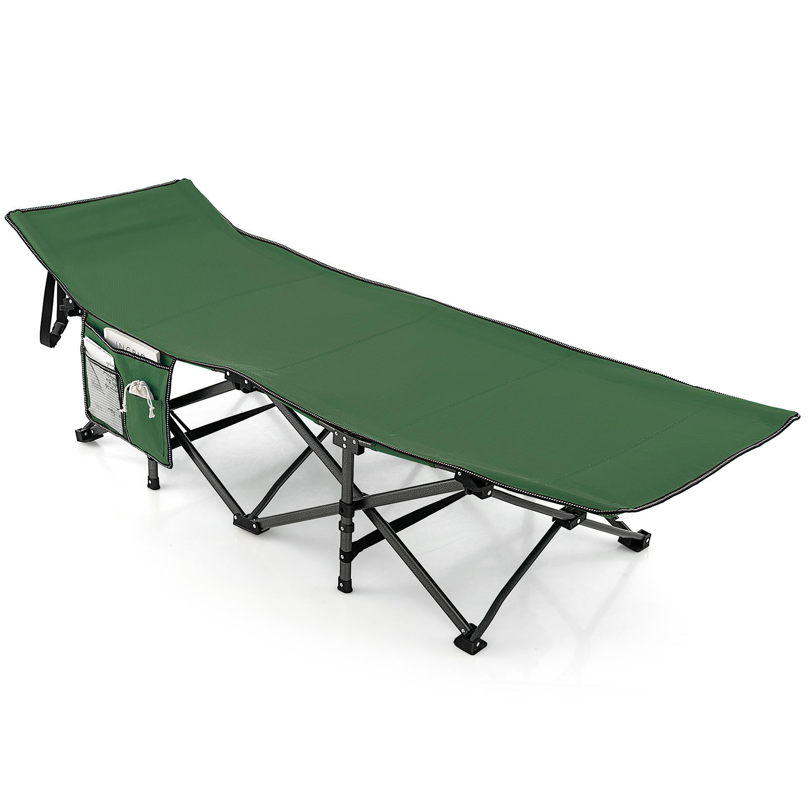 CAMPINGLIEGE Klappbare Grün - Grün, Metall - COSTWAY