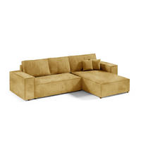 ECKSOFA mit Schlaffunktion Orange - Orange, Textil (294/185cm) - Furnisell