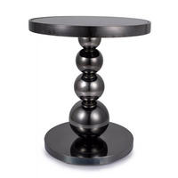 COUCHTISCH Rima schwarz 50 / 50 / 56cm - Schwarz, Glas/Holz (50/50/56cm) - Feldmann-Wohnen