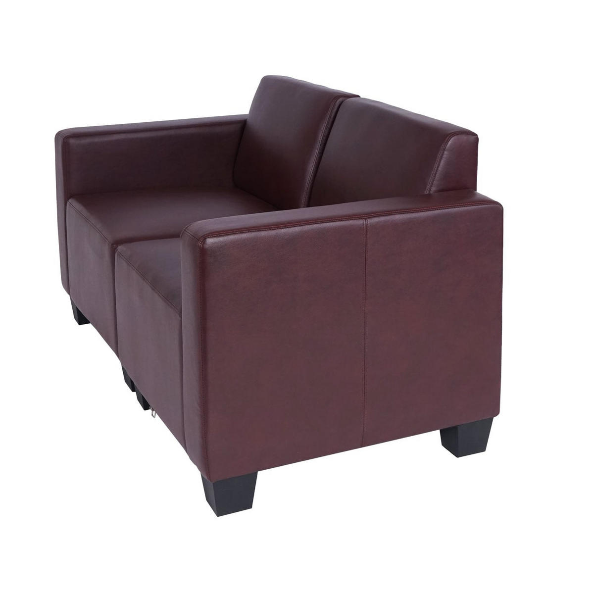 2-SITZER SOFA Rotbraun - Rotbraun, Textil (136/76/72cm) - MCW