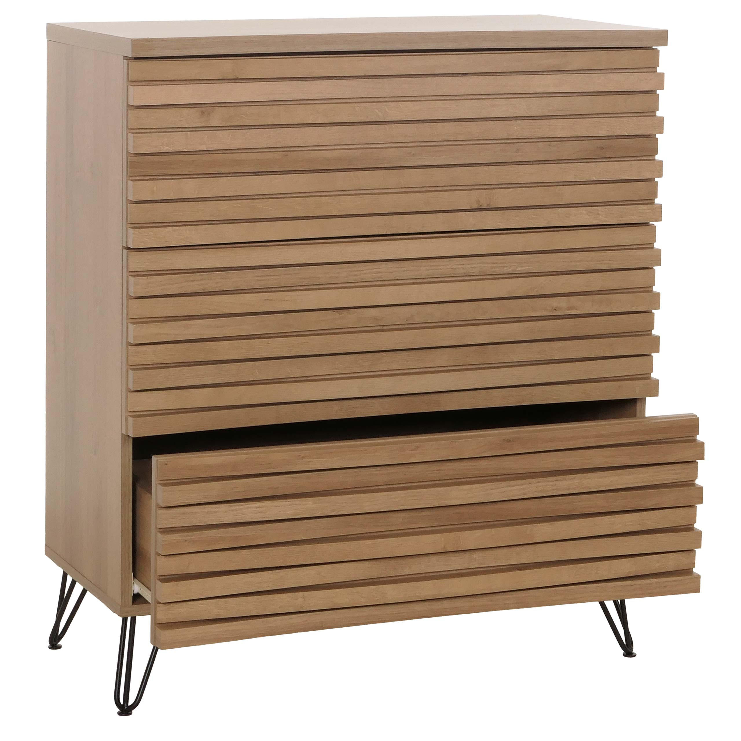 KOMMODE Braun - Braun, Holzwerkstoff (80/94/45cm) - MCW