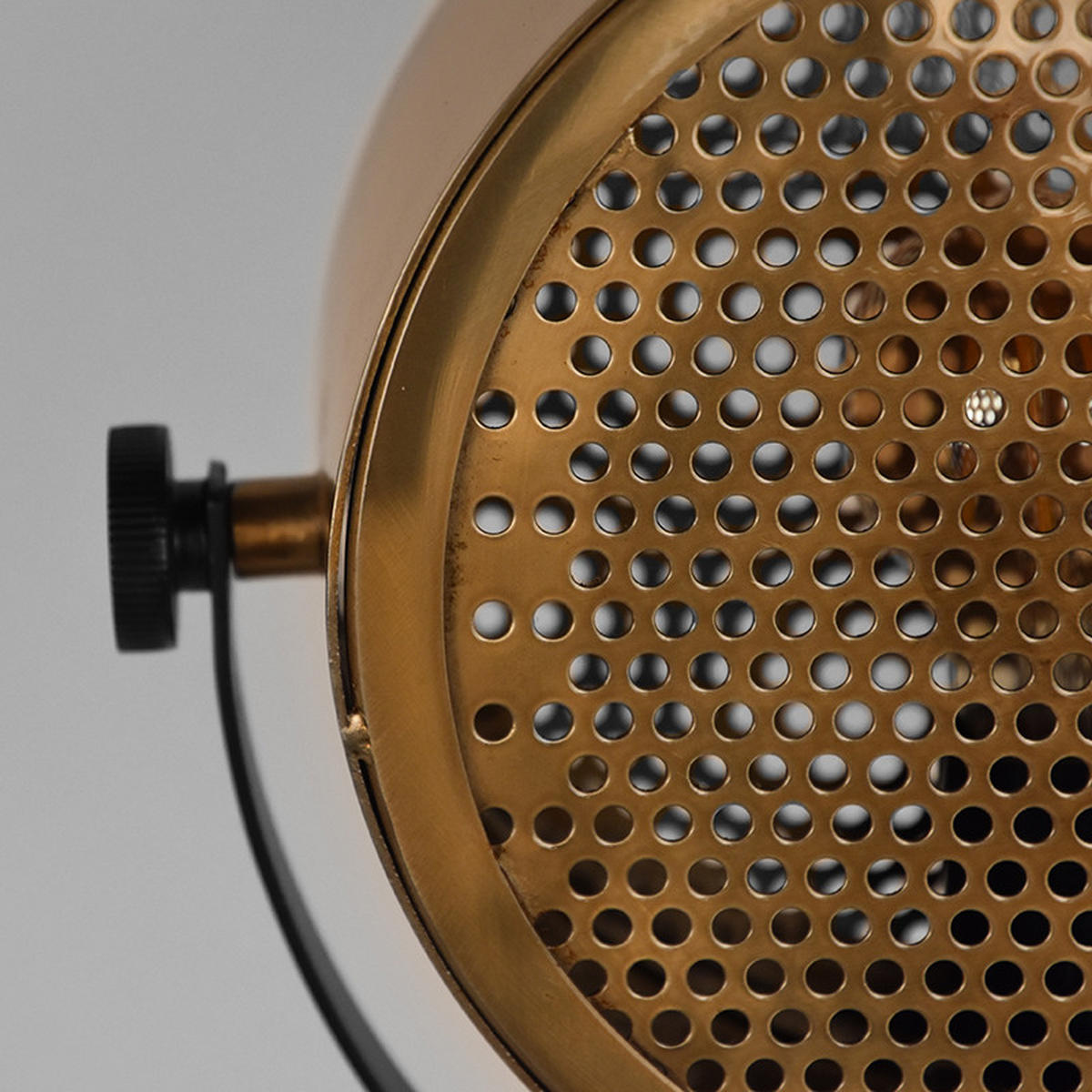 TISCHLEUCHTE Muse Gold 20/20/60 cm - Goldfarben, Metall (20/20/60cm) - LABEL51