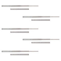 KUGELFÜHRUNGEN Höhe 45mm, Tiefe 650mm, Vollauszug, verzinkt 5er-set - Zinkfarben, Metall (1.27/5/65cm) - EMUCA