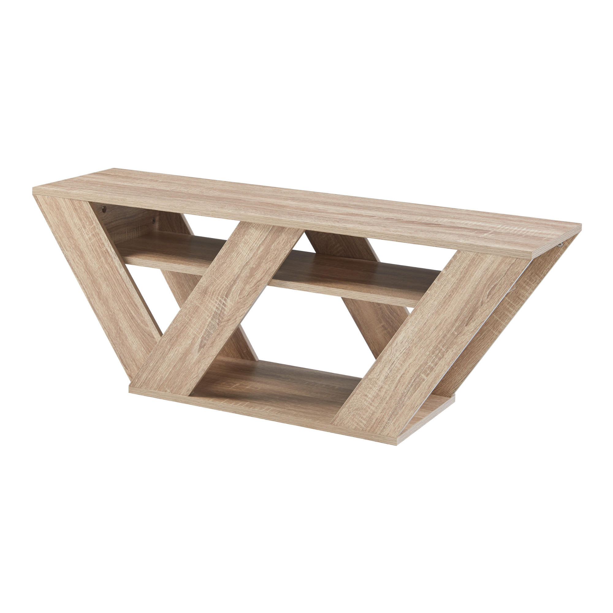 FERNSEHTISCH Nome - Eichefarben, Holzwerkstoff (30/40/110cm) - [en.casa]