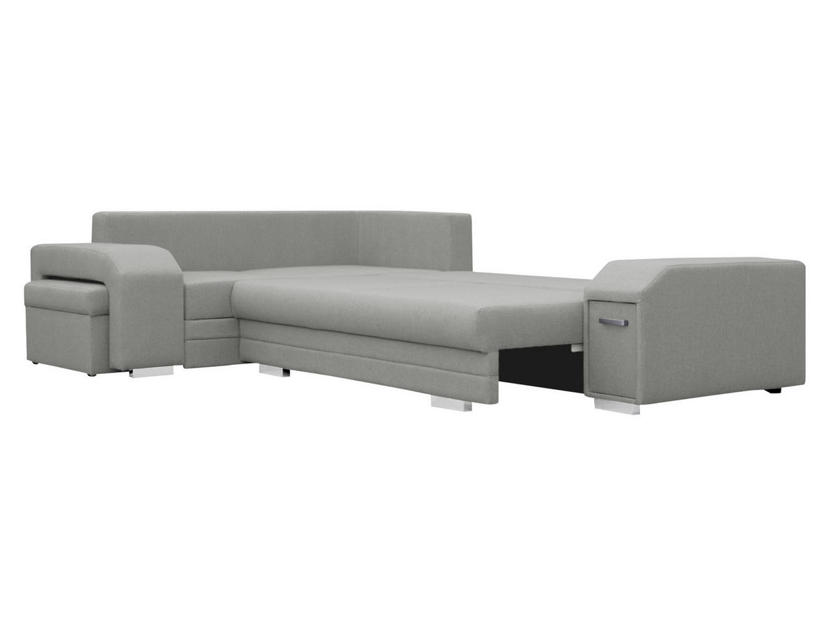 ECKSOFA Alvares, Seite: Links - Creme, Holz/Kunststoff (305/205cm) - MIRJAN24