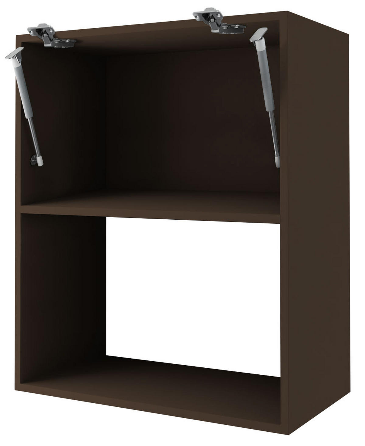 MIKROWELLENUMBAUSCHRANK Salo W2MK/60 Lava / Kaschmir Matt 60 / 32,5 / 72cm - Kaschmir/Dunkelgrau, Holz/Holzwerkstoff (60/72/32.5cm) - Feldmann-Wohnen