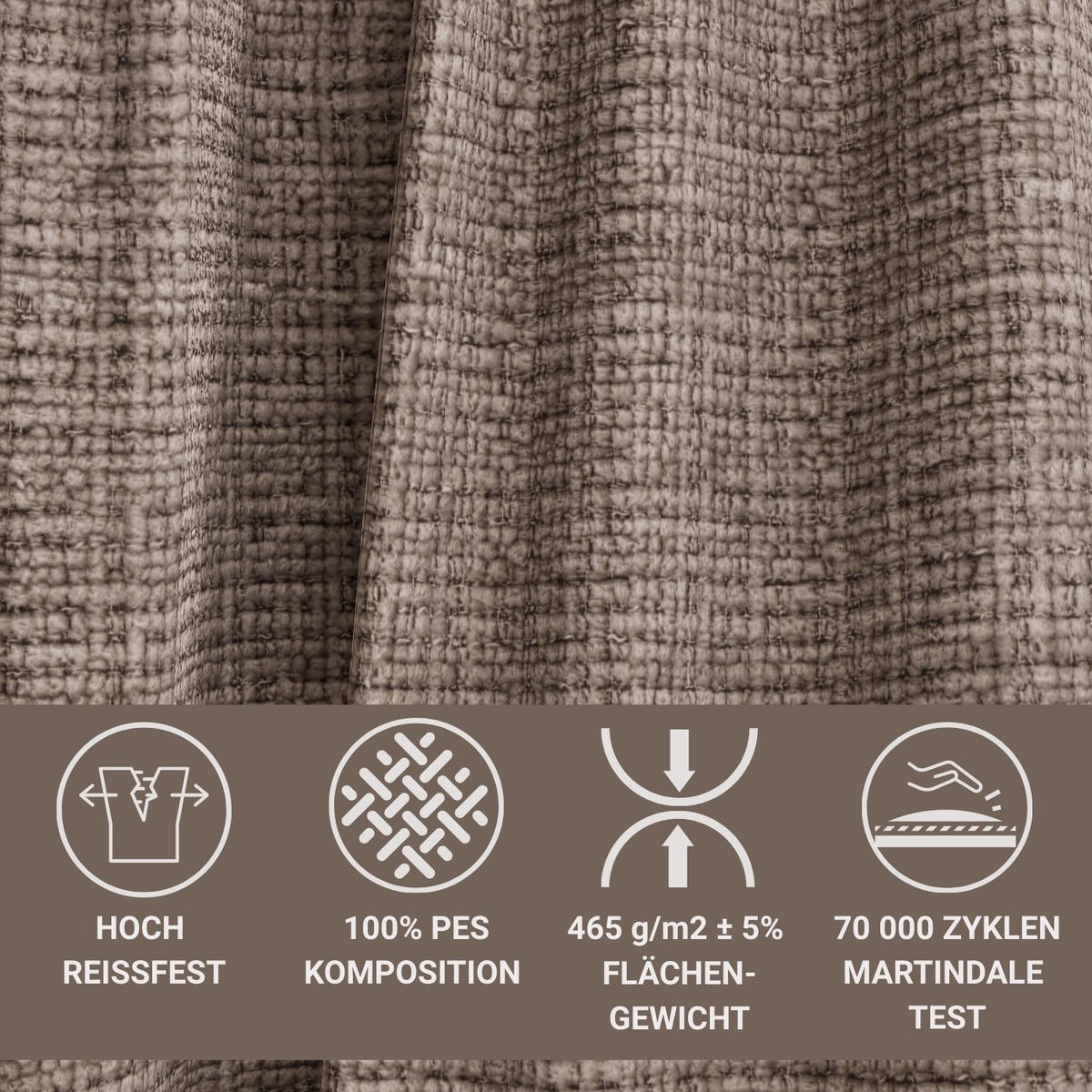 ECKSOFA MIT SCHLAFFUNKTION Modo Braun Chenille-Stoff - Rechts Seite - Schwarz/Braun, Holz/Holzwerkstoff (294/185cm) - Maison de Reve