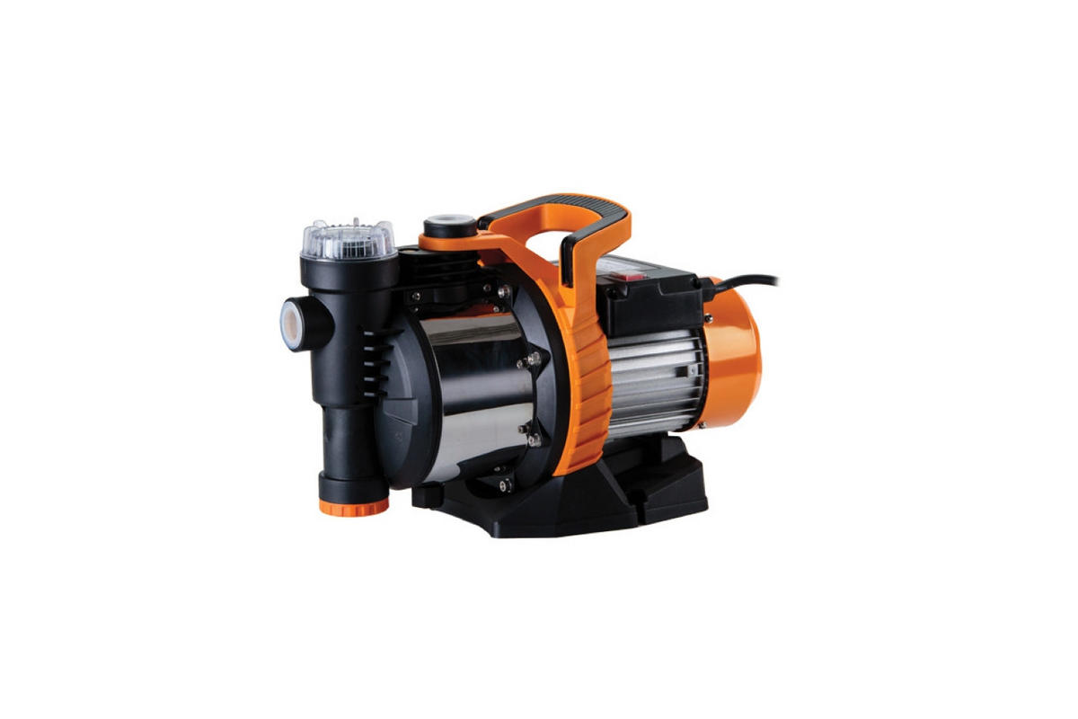 GARTENPUMPE WASSERPUMPE TEICHPUMPE JGP 1100F - Orange, Kunststoff (20/120/150cm)