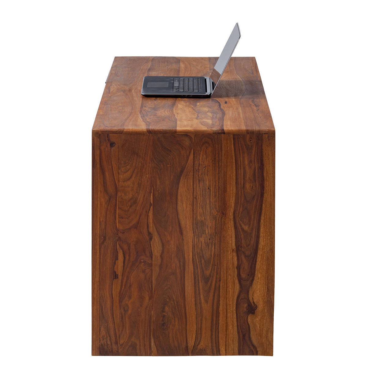 SCHREIBTISCH - Sheesham massiv - Sheeshamfarben, Holz (60/150/76cm) - home24