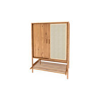 KOMMODE mit REGAL INA Wildeiche - Wildeiche, Holz (108/150/46cm) - byoak