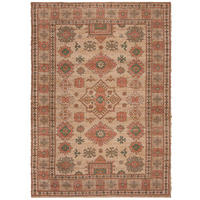 TEPPICH Flachgewebe Orientalisch, Wohnzimmer Rosa Rechteckig 160x230 - Rosa, Textil (160/230cm) - KADIMA DESIGN