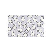 BRETTCHEN Miffy Hase Allover Blau 14,5 x 23,5 cm - Blau, Kunststoff (14.5/23.5cm) - United Labels
