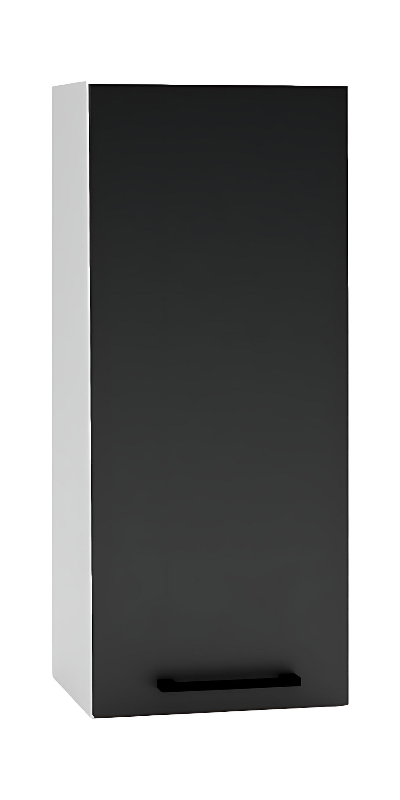 HÄNGESCHRANK W30 P/L - Dnoria - Elegante Küchen Harmonie - Schwarz, Holz/Metall (30/72/30cm) - ROYAL24_MARKT
