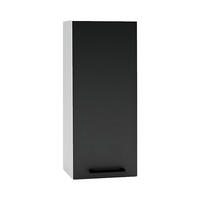 HÄNGESCHRANK W30 P/L - Dnoria - Elegante Küchen Harmonie - Schwarz, Holz/Metall (30/72/30cm) - ROYAL24_MARKT