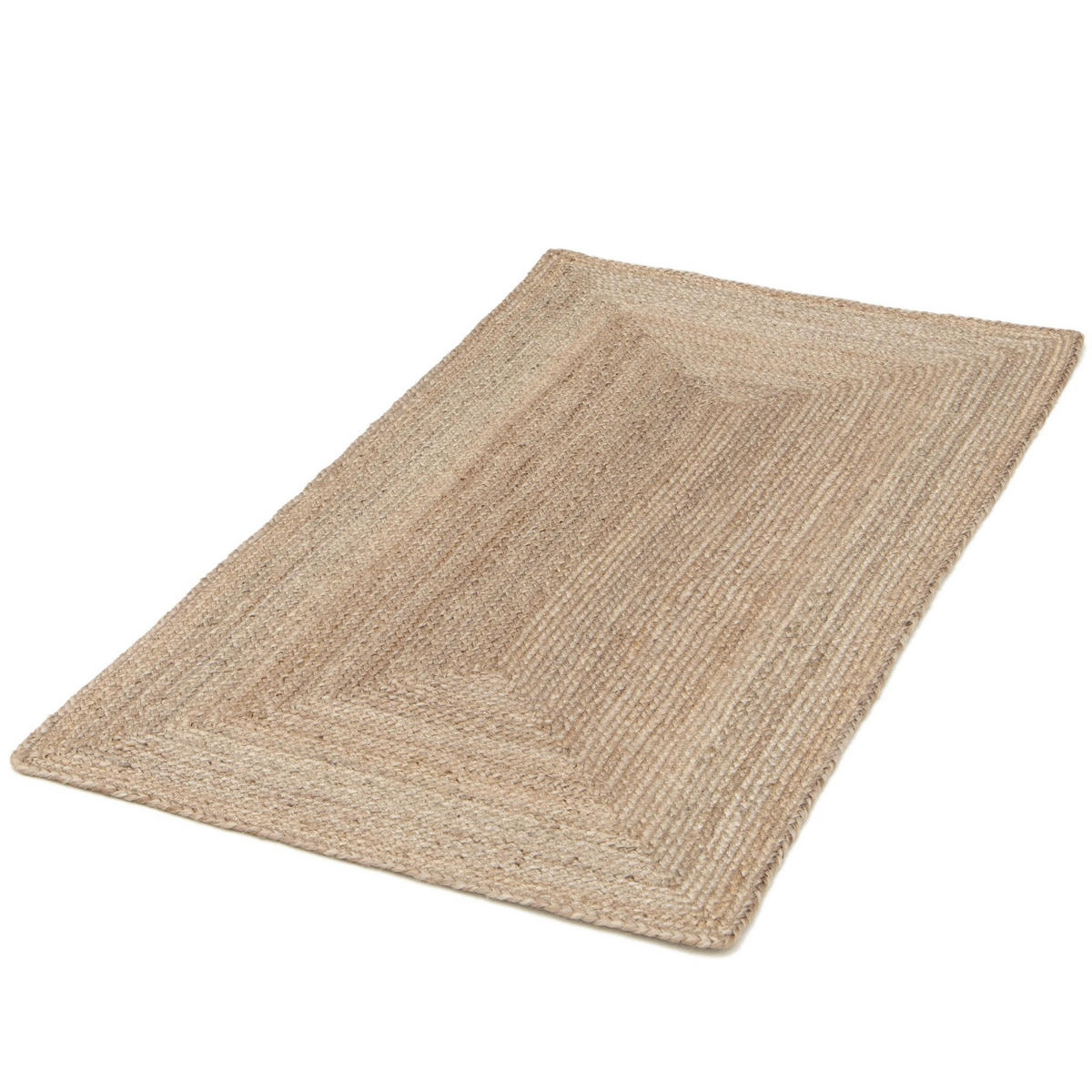 TEPPICH Design handgefertigt Jute bruin - Braun, Naturmaterialien (120/170cm) - AFK Living