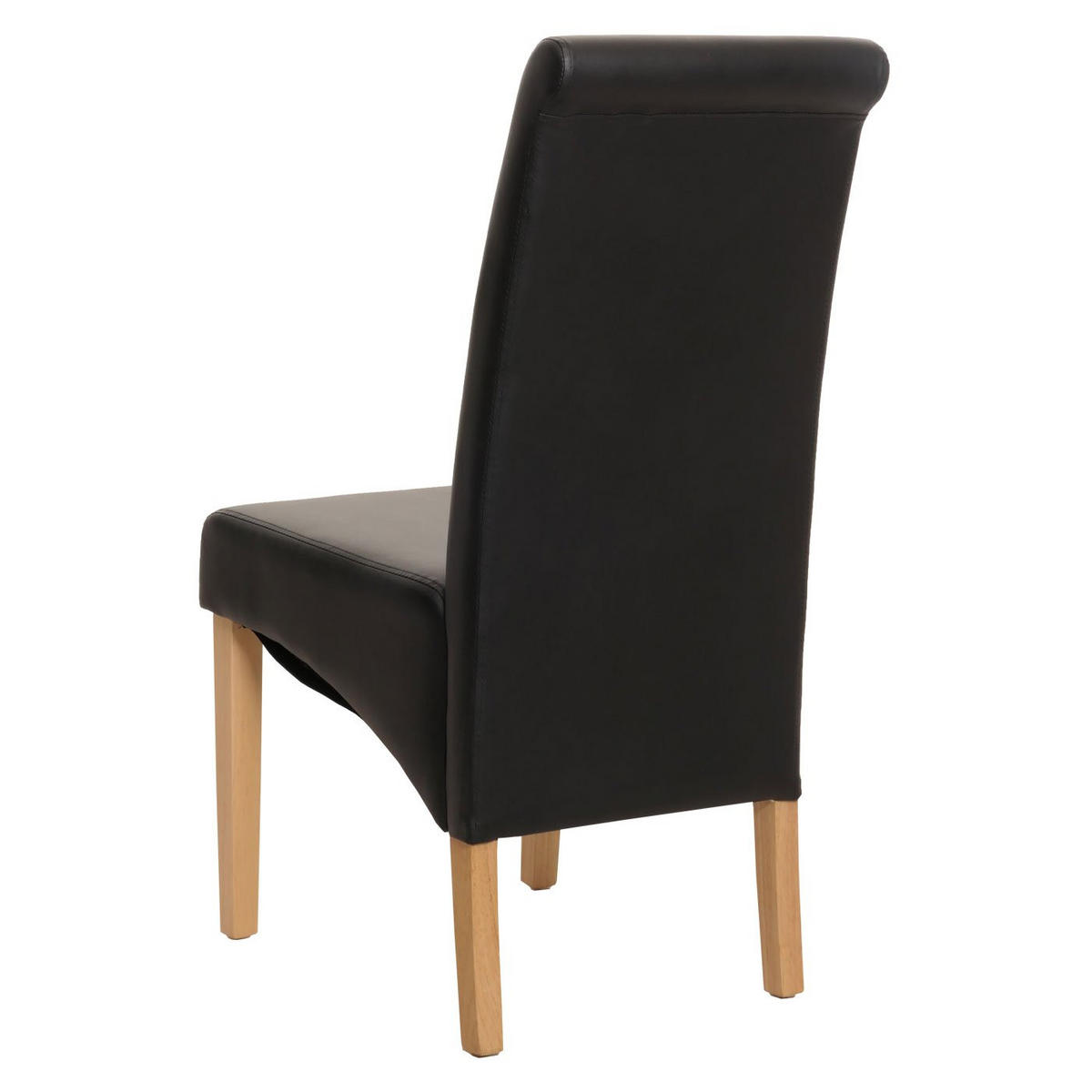 ESSZIMMERSTUHL Schwarz 2er-Set - Schwarz, Textil (46/99/50cm) - MCW