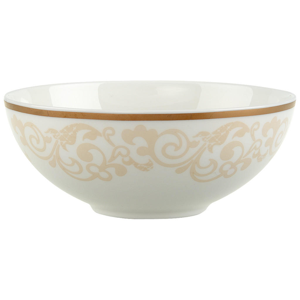 DESSERTSCHALE Ivoire weiß-gold ø 13 cm - Goldfarben/Weiß, Keramik (13cm) - Villeroy & Boch