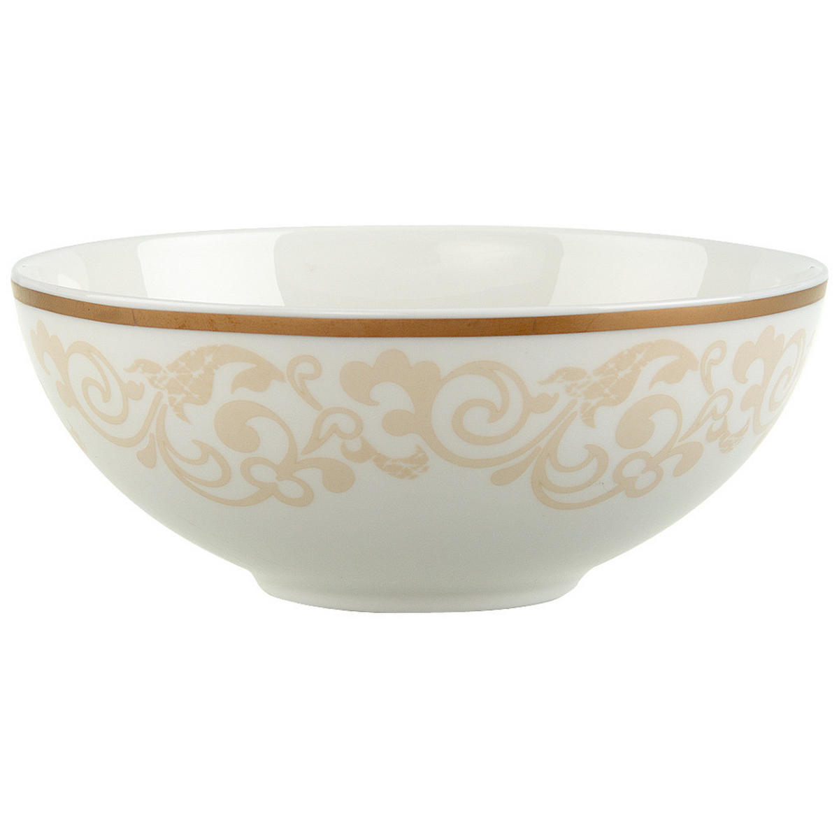 DESSERTSCHALE Ivoire weiß-gold ø 13 cm - Goldfarben/Weiß, Keramik (13cm) - Villeroy & Boch