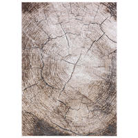 KOBEREC béžový hnedý krémový - 140 x 200 cm - hnedá, textil (140/200cm) - Mazovia