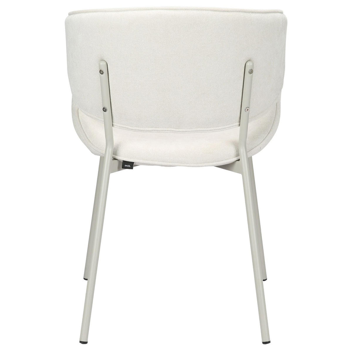 POLSTERSTUHL Pretically Creme - Beige/Creme, Textil/Metall (53/80/59cm) - Selsey