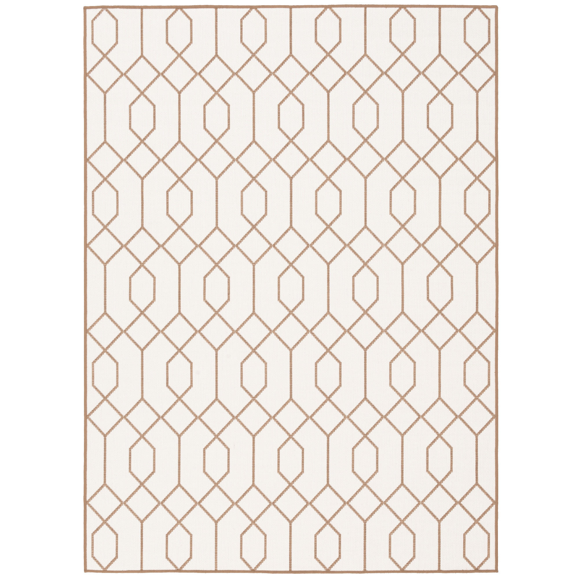 IN- UND OUTDOOR TEPPICH BEIDSEITIG CAPE COD TREND - Beige, Textil (80/140cm) - Pergamon