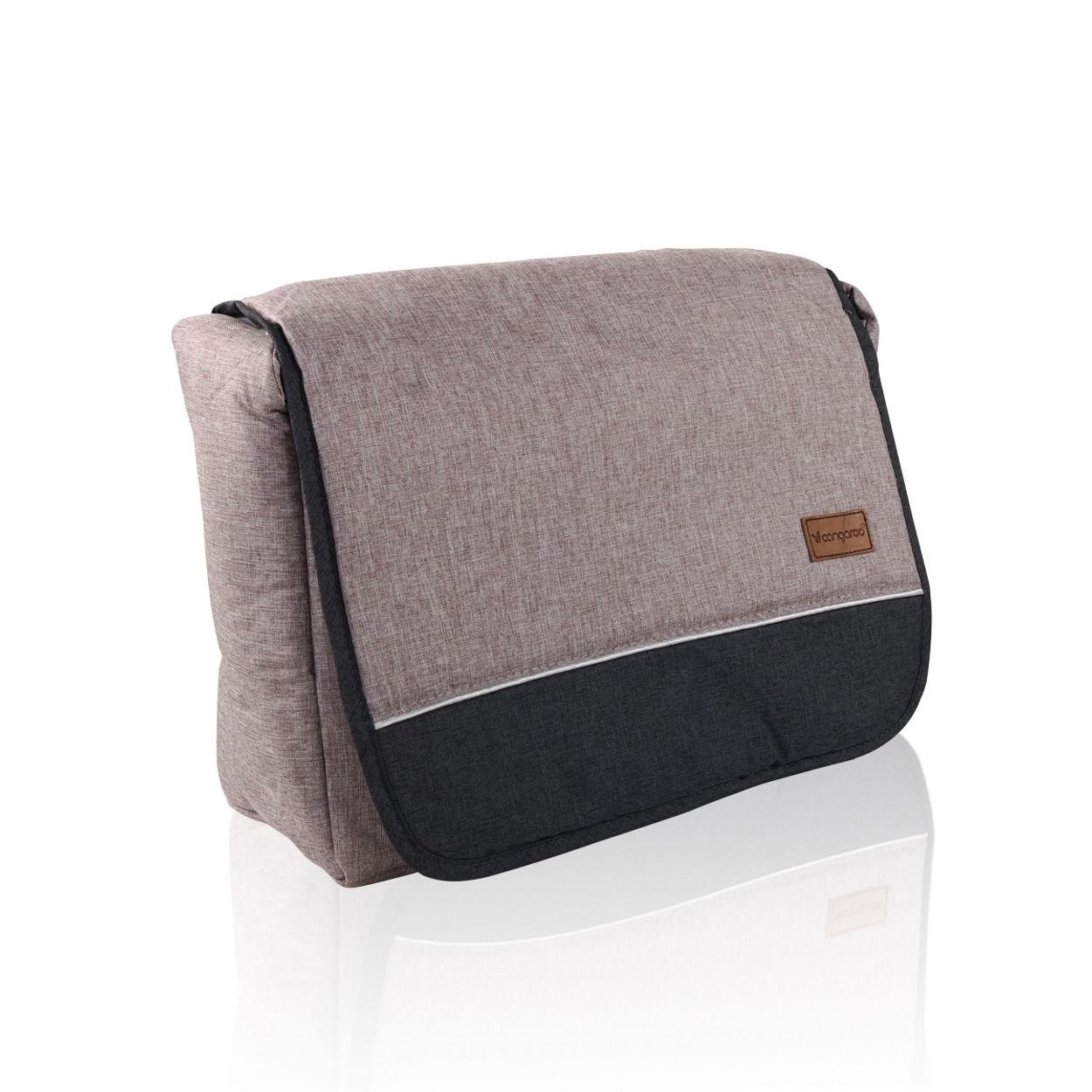 WICKELTASCHE Maraya beige 100% Polyester, längenverstellbarer Schultergurt, 2 Innentaschen - Beige, Textil (26/15/37cm) - Cangaroo
