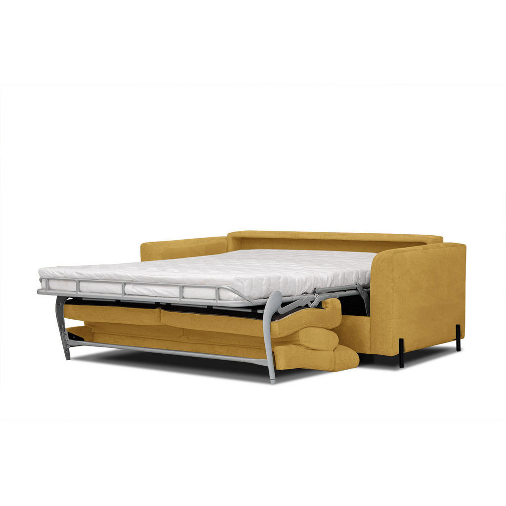 Thumbnail - Courtois Laville Sofa, Gelb, Textil, Rechteckig, 232x90x107 cm, Wohnzimmer, Sofas & Couches, Schlafsofas