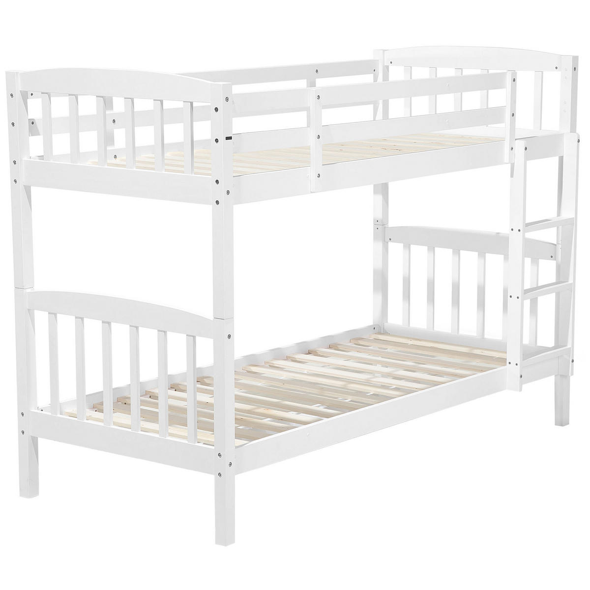 HOCHBETT Weiß 90-200 cm Regat - Weiß, Holz (90/200cm) - Beliani