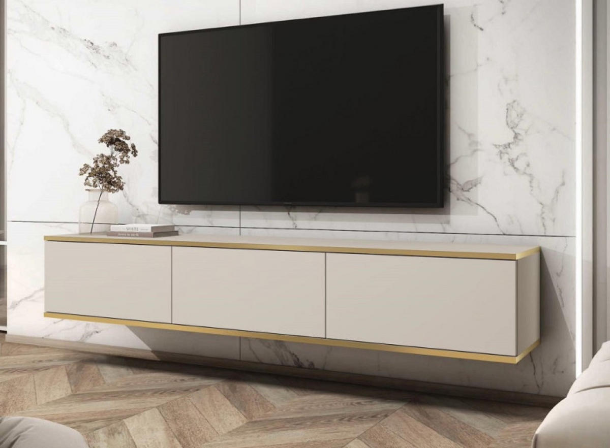 TV-LOWBOARD Beige POLO Hängend 175 cm - Beige, Holzwerkstoff (175/30/32cm) - Sepro Meble