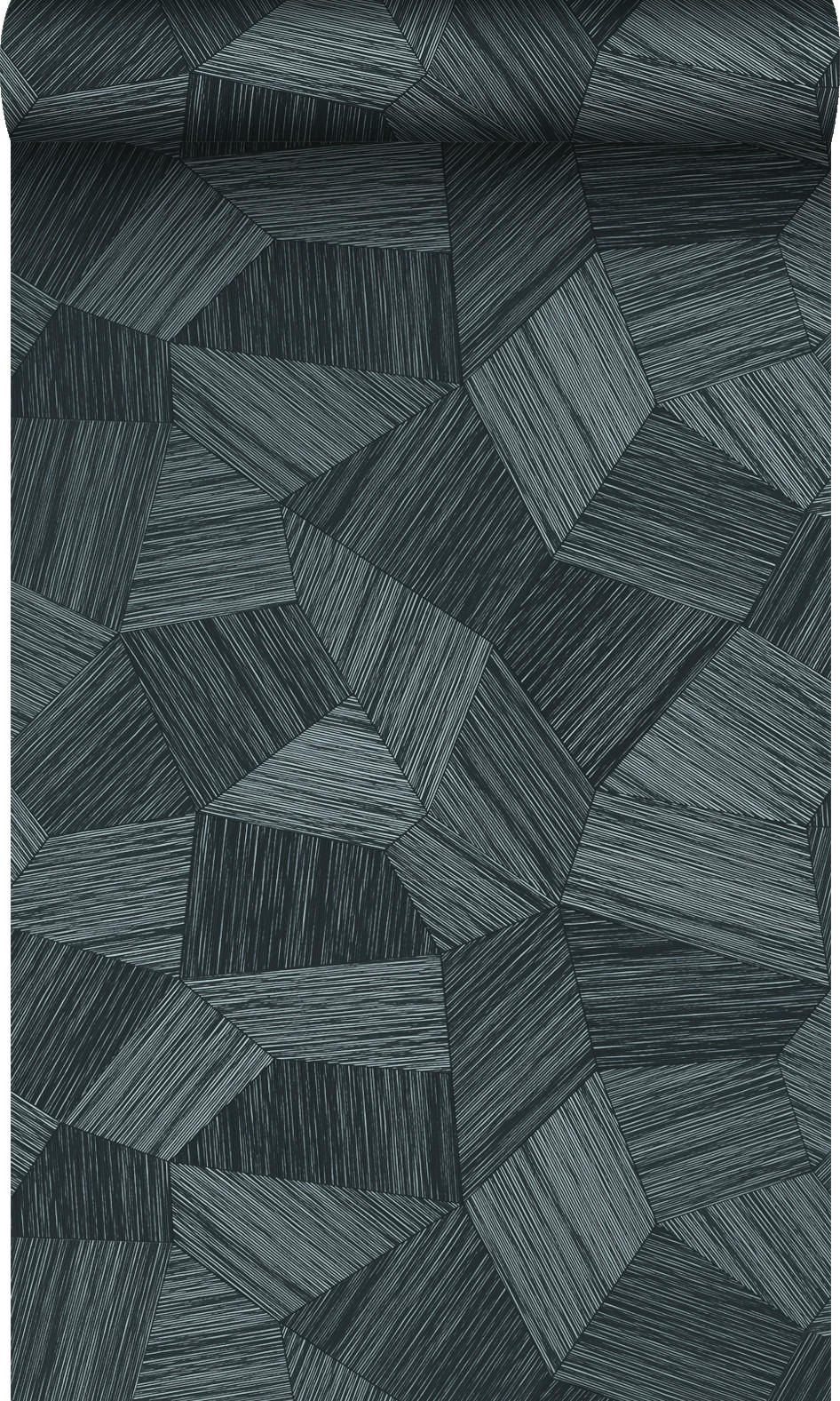 TAPETE 3D-Muster 53 cm x 10.05 m - Schwarz, Papier (53/1000cm) - Origin Wallcoverings