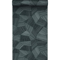 TAPETE 3D-Muster 53 cm x 10.05 m - Schwarz, Papier (53/1000cm) - Origin Wallcoverings