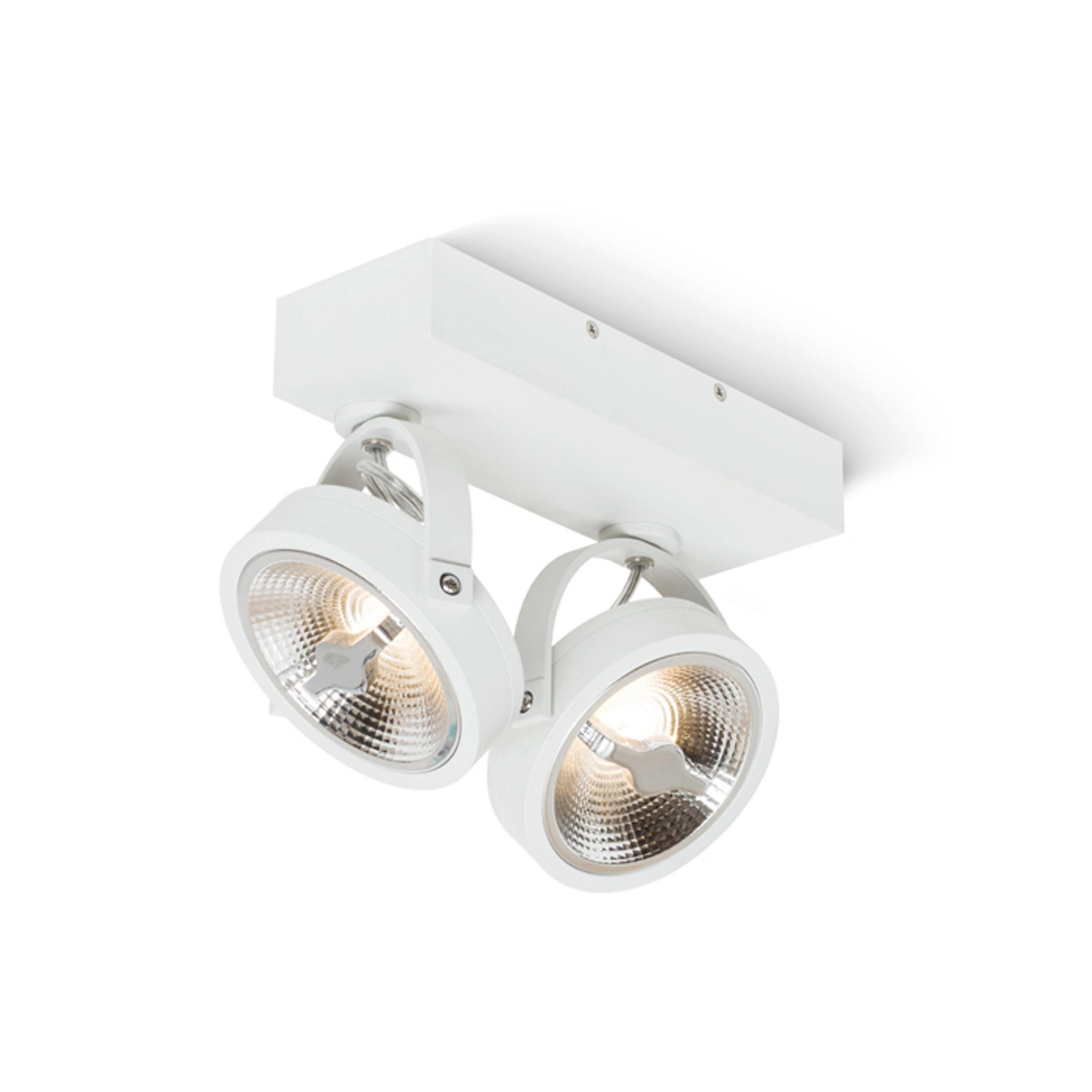 DECKENLEUCHTE KELLY LED II DIMM Weiß 24 W - Weiß, Metall (30/30/20cm) - Rendl