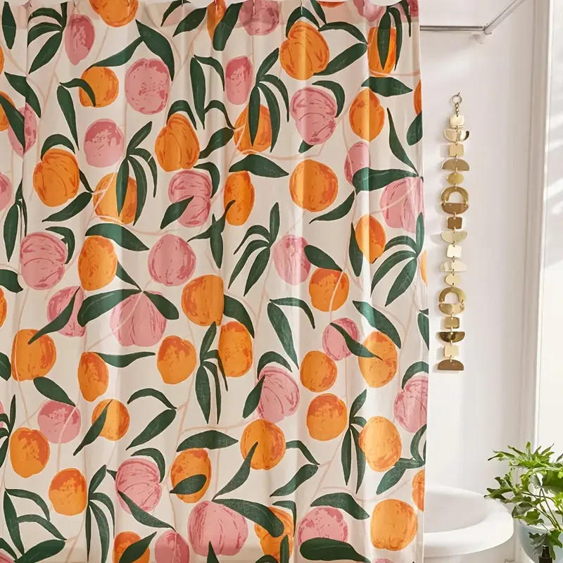DUSCHVORHANG Tier Muster dekorativ mit Metallschlaufe Haken inklusive Badezimmer - Multicolor, Textil (210/180cm) - MCBOSON