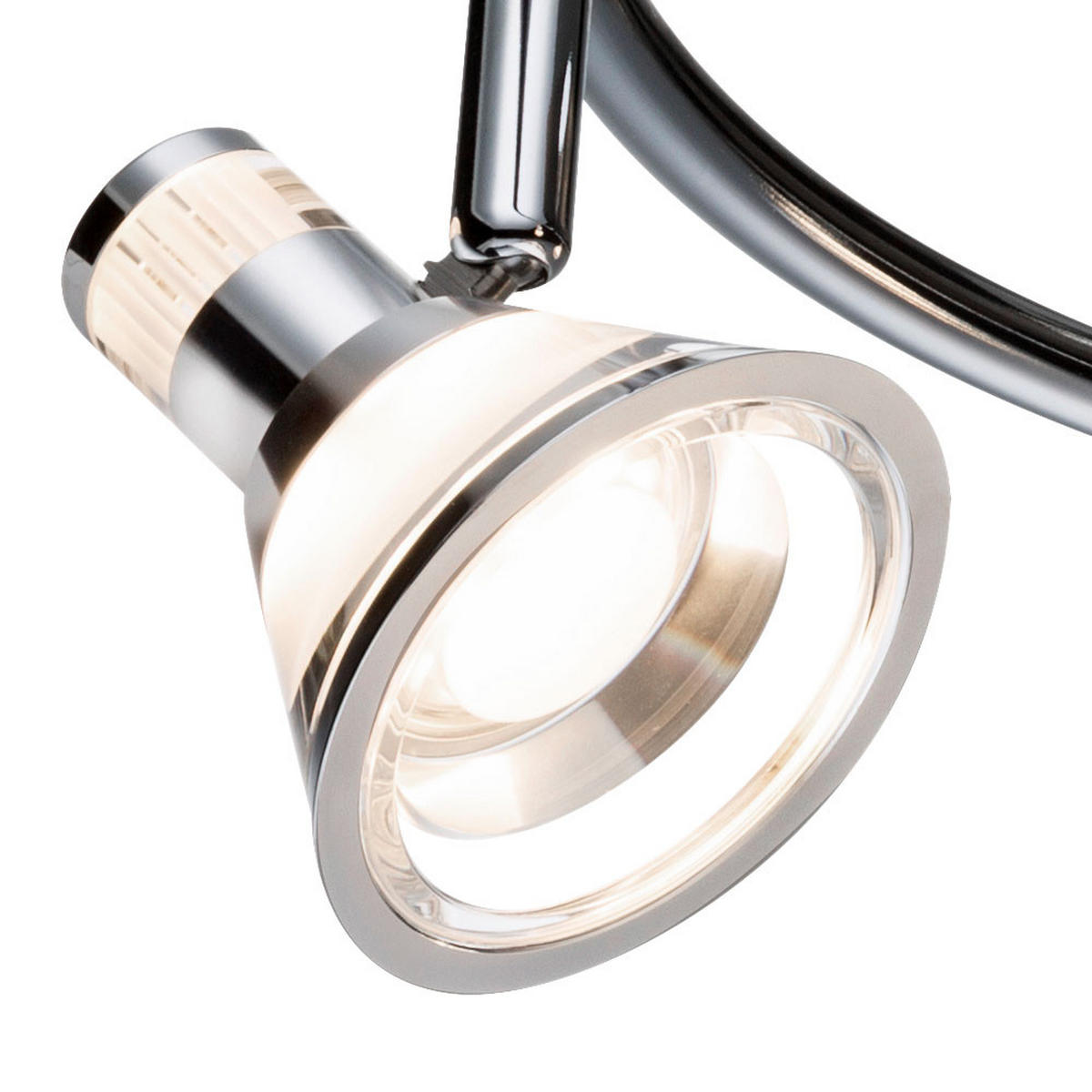 LED DECKENLEUCHTE TAKIRO Chrom Silber - Silberfarben, Metall (15/15/15cm) - Globo Lighting