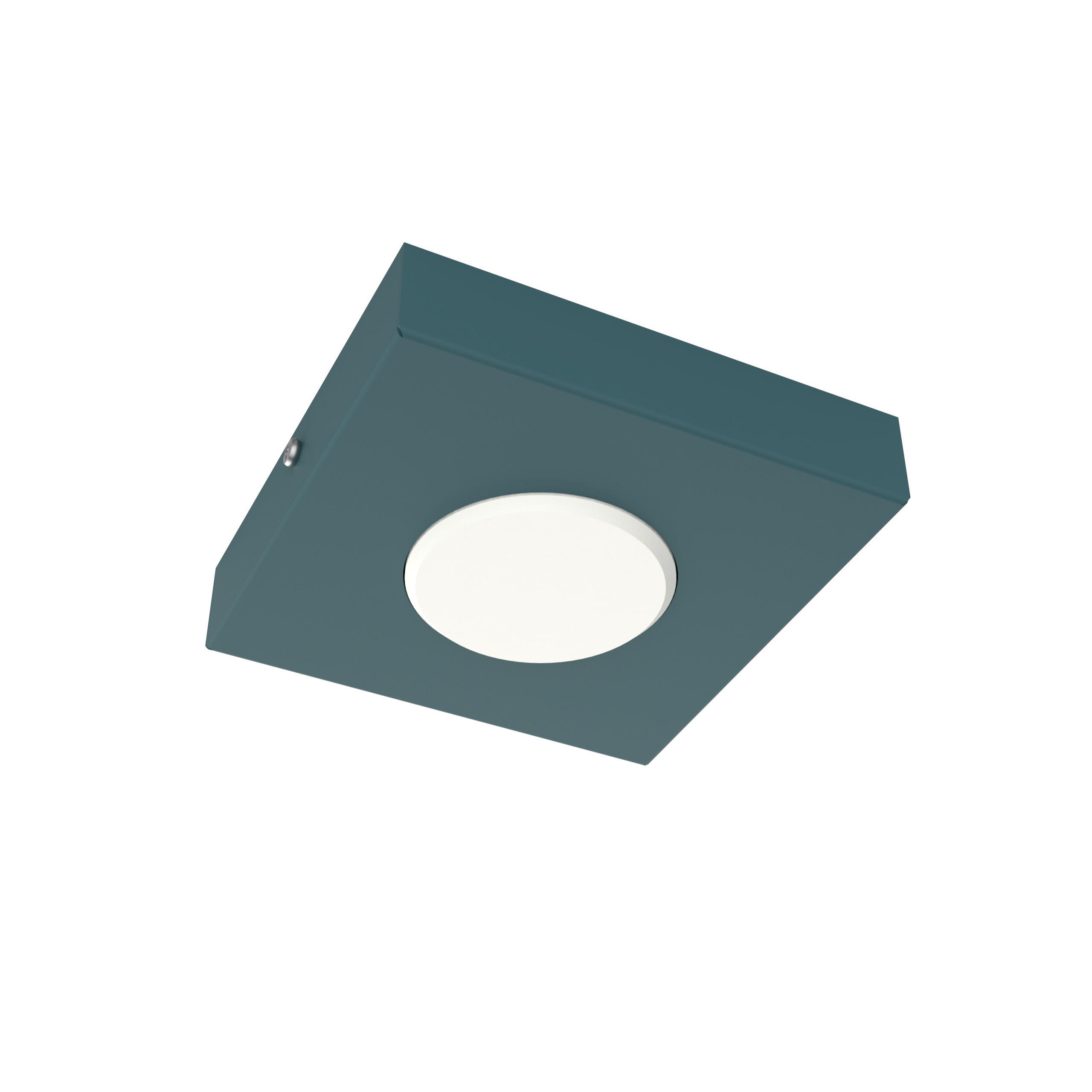 DECKENLEUCHTE - Blau, Metall (15/15/4cm) - Lumicom