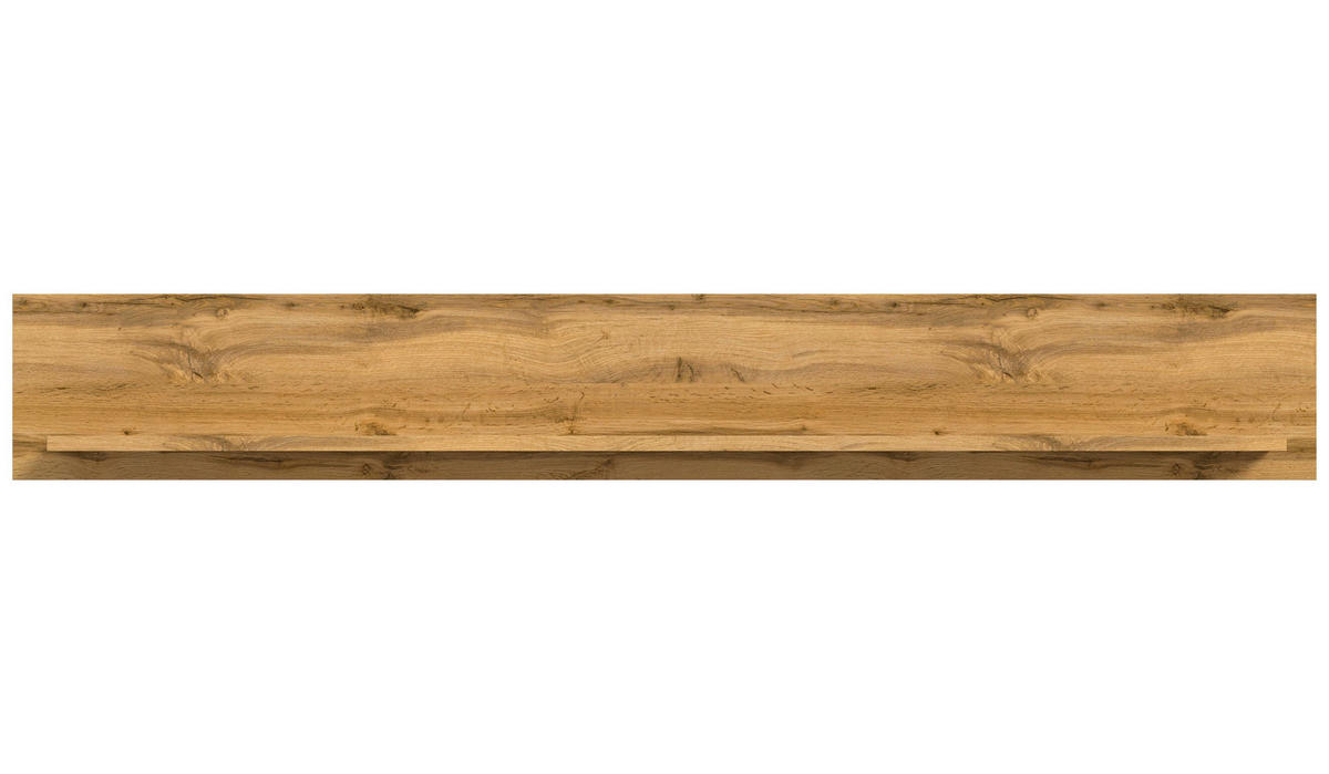 WANDBOARD JAM (B/H/T: ca. 140/20/15 cm) in Wotan Eiche Nachbildung/weiß - Eiche Wotan, Holzwerkstoff (140/20/15cm)
