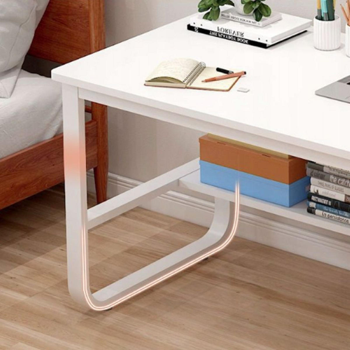 COMPUTERTISCH, weiß 100/50/73 cm - Weiß, Holzwerkstoff (50/100/73cm)